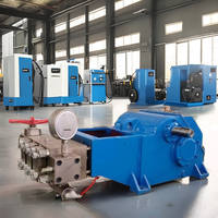 Pompe à eau haute pression 1000 bar, pompe à piston triplex, moteur diesel 6 cylindres 225 kW, nettoyeur haute pression 30-100 L/min