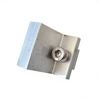 Support de fixation en aluminium anodisé Zhongxin pour panneaux solaires, fixation de toit métallique, mini rail, durable, pour carport, résistance à la neige 2KN/m2