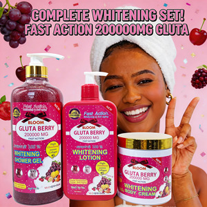 ชุดไวท์เทนนิ่ง<span class=keywords><strong>ผิว</strong></span>กาย กลูต้าเบอร์รี่ บูม ออร์แกนิค ยี่ห้อกิโลเรีย มิราเคิล ใหม่ ปี 2026  ผสมโคจิก แอซิด วิตามินซี ช่วยให้ผิวกระจ่างใสเป็นพิเศษ 200000 มก. - Product Image 5