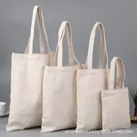 Bolsas de lona de algodón orgánico blanco con logotipo personalizado impreso, venta al por mayor, para supermercado