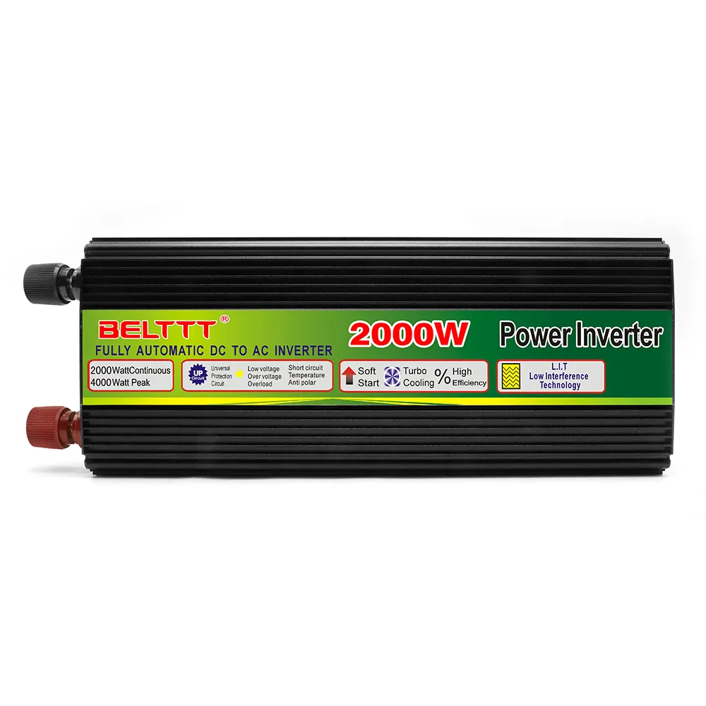 Inversor de energia solar, 4000w potência máxima de 12v 24v 48v inversor de energia 2000w