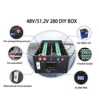 Xuhang OEM/ODM 48V/51.2V 280Ah 314Ah 320Ah Boîtier de batterie DIY Lifepo4 WiFi V2 JK 200A BMS V19 Aérosol extincteur 5KWh-30KWh
