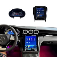 Système de navigation automobile 2016-2022, mise à niveau, nouveau panneau d'instrument Android IPS LCD, CarPlay, connexion USB, garantie 1 an pour Benz GLC