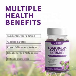 Oem Hangover suplemen konsumsi permen Anti alkohol mendukung Liver usus besar pembersih Detox Gummies - Product Image 6