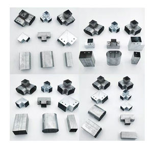 Connecteur d'angle droit à 90 degrés pour tube carré, 2 voies, 3 voies, 20mm, 25mm, 30mm, pour tube droit et en angle - Product Image 4