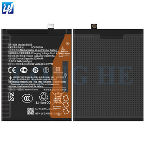 Batería BM53 para Xiao <span class=keywords><strong>mi</strong></span> NOTE <span class=keywords><strong>10</strong></span> <span class=keywords><strong>PRO</strong></span> CC9 <span class=keywords><strong>PRO</strong></span> NOTE10 LITE <span class=keywords><strong>MI</strong></span> 10T 10Tpro/Redmi K30S Batería de alta capacidad 5260mAh - Product Image 2
