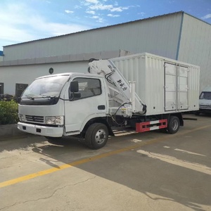 Camion d'entretien <span class=keywords><strong>professionnel</strong></span> DongFeng avec grue à flèche articulée 3.2T | Système de réparation de pneus mobile à usage industriel - Product Image 4