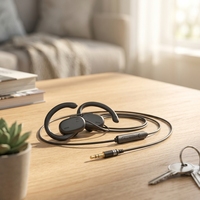 Écouteurs filaires HiFi 6D 3,5 mm, écouteurs sportifs étanches, stéréo, basses profondes, avec micro, pour iPhone, Xiaomi, Huawei