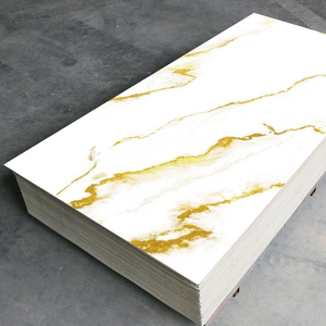 Stiker Dinding PVC Motif Marmer, Bahan Lepas Tempel, Untuk Ruang Tamu, Kamar Tidur, Apartemen, Aula, Penggunaan Eksterior, Mall, Tahan Air, Kedap Suara, Mudah Dipasang Sendiri - Product Image 2