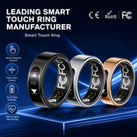 Anneau intelligent à logo personnalisé, ultra-fin 2,6 mm en acier inoxydable, suivi de la santé, fréquence cardiaque, VRC, SpO2, moniteur de sommeil, étanche IP68
