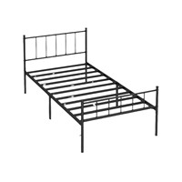Lit pliant personnalisé en fer forgé au design moderne, cadre en fer forgé doublement épaissi pour enfants, lit simple pour location d'appartement