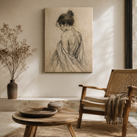 Peinture à l'huile de femme nue sexy sur toile, art imprimé moderne, taille personnalisée 20x24 pouces (50x60 cm), couleur personnalisée pour la décoration murale de la maison