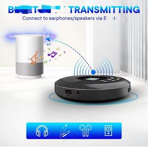 Reproductor de CD y MP3 Multifuncional con LED, Altavoces Dobles, USB/AUX/BT 5.0, Audio Hi-Fi sin Pérdidas, Diseño Compacto, para Deportes al Aire Libre, Aprendizaje y Uso General - Product Image 3