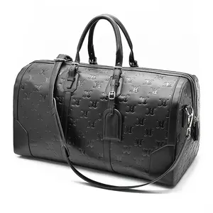 Pu Leather Weekender Waterproof Women Men Custom Logo Luxury Designer High Quality Duffel Travel Bag