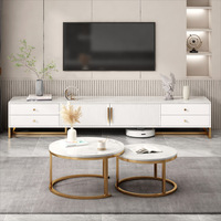 Meuble TV moderne, centre de divertissement, meuble TV avec grand rangement, console, meuble multimédia pour salon, chambre à coucher, blanc