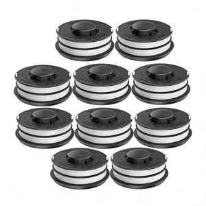 Pièces de rechange pour tondeuse à gazon, lot de 10 bobines de fil de coupe 3405685, 1,6 mm/32 pieds, capuchon de bobine TLE-02-1 pour Einhell GC-ET 4530 RTV TCR GLR - Product Image 1