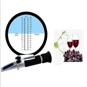 3 en 1 pas cher prix Haute précision 10-30 mesure Oechsle Saccharose KMW Babo durable sucre brix vin raisin réfractomètre - Product Image 1
