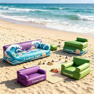 Sofá Inflable de TPU, Sillón Publicitario con Logotipo Personalizado, Impresión Digital para Exhibición Portátil en Ferias Comerciales - Product Image 1