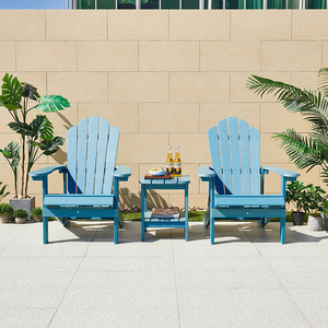 Silla Adirondack Plegable de Madera HDPE para Exteriores, Hoteles, Patios y Playas, Resistente a la Intemperie, Venta al Por Mayor - Product Image 3