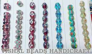 Nouveau design perles rondes en vrac dans des couleurs mélangées perles de verre en cristal fantaisie pour bijoux bracelet et perles de verre au chalumeau - Product Image 4