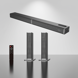 Barra de sonido separable Samtronic 2 en 1, altavoz de TV con Bluetooth montado en la pared con cable multimedia HD para cine en casa 60W - Product Image 1