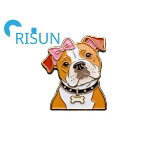 Broches de Esmalte Personalizados al por Mayor con Diseño de Perro <span class=keywords><strong>Pitbull</strong></span> <span class=keywords><strong>Americano</strong></span>, Insignias de Metal para Amantes de las Razas Caninas, Pin de Esmalte de <span class=keywords><strong>Pitbull</strong></span> - Product Image 6