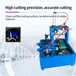 Cortadora de banda de rodadura de neumáticos industrial de alta resistencia con certificación CE, máquina automática para cortar flancos de neumáticos, precio de fábrica al por mayor - Product Image 6
