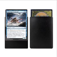 Unicorn Game Plus URC-002 500pcs/Boîte Protège-cartes Premium en PP Noir Mat Arrondi pour Jeux TCG et Collections