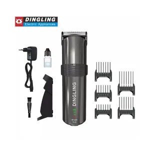 Dingling Rf-609 Cordless Shaver Beard Trimmer Men Machine Portable Barber Hair Cutting Clippers Sets For Men