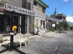 Nhiệm Vụ Nặng Nề Kính Thiên Văn Di Động Tay Crank Giàn Nâng Đứng Nâng Tháp Hệ Thống Cho Tổ Chức Sự Kiện Chiếu Sáng Giàn - Product Image 2