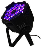 Projecteurs LED Wash Uplights 18x18W RGBWAUV 6-en-1 DMX512, projecteur PAR LED plat et fin pour scène, discothèque, DJ, musique, mariage, fête