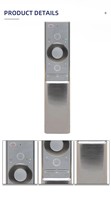 Control Remoto para Televisor Samsung Smart QLED UHD 4K 3D, Modelo RM-J1300 V1, Código Fijo BN59-01272A, Metálico