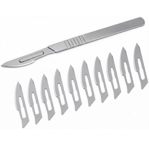 Professional No. <b>3</b> Surgical Scalpel Detachable Handle Long-Lasting Steel Blade Holder Easy Grip Manual Power Optitech <b>DS</b>-2101 - Product Image 1