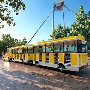 รถไฟชมวิวไฟฟ้าไร้ราง ขนาดใหญ่ 42 ที่นั่ง  รถไฟขนส่งไฟฟ้ารักษ์โลก - Product Image 1