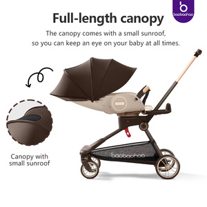 Du lịch Babys xe đẩy và hành lý trứng nhỏ gọn trọng lượng nhẹ có thể đảo ngược xử lý <span class=keywords><strong>360</strong></span> pushchair Walker Xe đẩy cho New sinh ra - Product Image 3