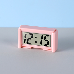 Wholesale Mini Portable Desk <b>Clock</b> Date 12H Time Display Battery Powered Electronic Table LCD for Travel Car Bedroom Home Decor - Product Image 4