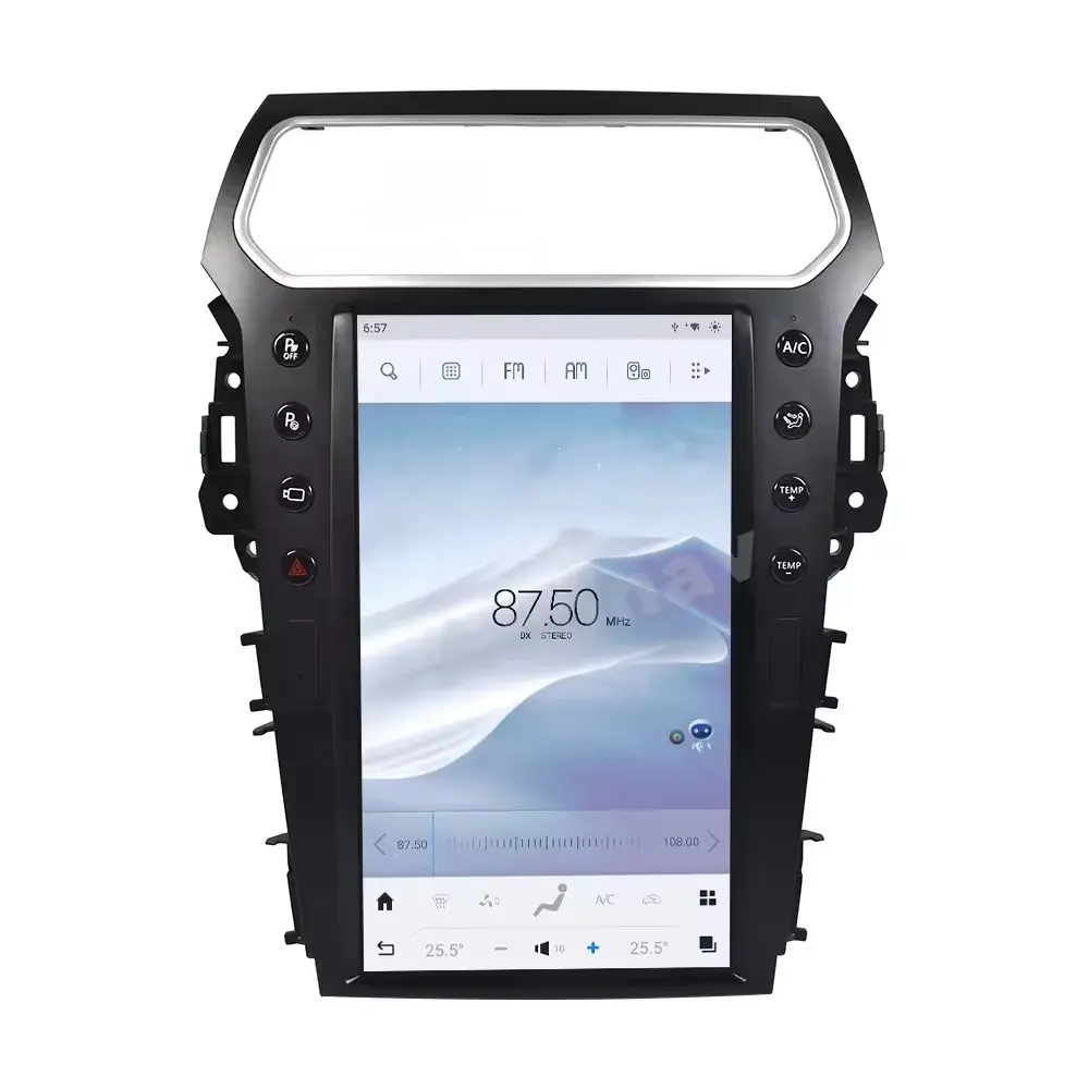 128G 14.4 Inch Car Radio For Ford Explorer 2011-2019 Android 13 Qualcomm Multimedia GPS Navigation Player Touch Screen Head Unit