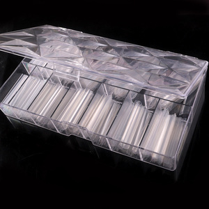 TSZS <span class=keywords><strong>2023</strong></span> Offre Spéciale 500 pièces/boîte demi-couverture <span class=keywords><strong>ongles</strong></span> conseils C courbe carré <span class=keywords><strong>ongles</strong></span> conseils XXL long français acrylique <span class=keywords><strong>faux</strong></span> <span class=keywords><strong>ongles</strong></span> - Product Image 5