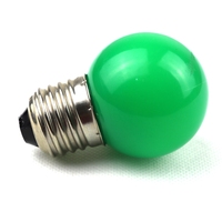 G45 Guirlande lumineuse de jardin à LED Base E27 en forme de balle de golf Installation facile Rouge Bleu Jaune Vert Orange Blanc Rose Ampoules colorées