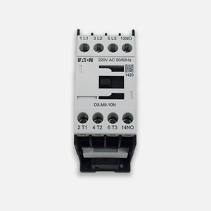 Contactor de CA EATON DILM9-10N (220V 50/60HZ) 3P, 9A, 1 Contacto Normal Abierto, Contacto Auxiliar, Terminal de Inserción, Control de Motor de 4kW, Bobina de Doble Frecuencia, Riel DIN - Product Image 1