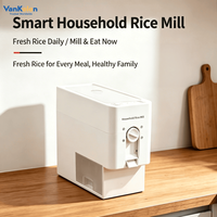 Moulin à riz domestique thaïlandais, équipement de décorticage de paddy pour la maison, machine à riz frais et poli pour la cuisine d'Asie du Sud-Est