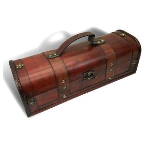 Cổ Điển Hình Chữ Nhật Rượu Vang Bằng Gỗ Box Với Nắp Bằng Gỗ Vận Chuyển Thùng Bằng Gỗ Vận Chuyển Thùng - Product Image 1