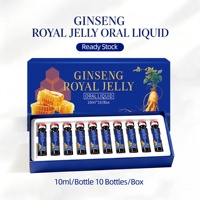 Ginseng naturel, gelée royale, liquide oral, soutien immunitaire, amélioration de l'énergie, boisson santé pour adultes, bien-être quotidien