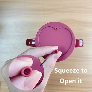 Elderly Care 350ml Spill-Proof PP Plastic <b>Sippy</b> <b>Cup</b> with Handle Non-Spill Feeding <b>Straw</b> <b>Cup</b> - Product Image 4