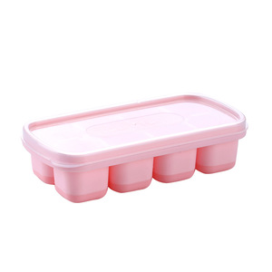 Ice Cube Trays Square 4Pcs Set Food Grade PP Mold For Refrigerator Ice Making Tools - Product Image 5