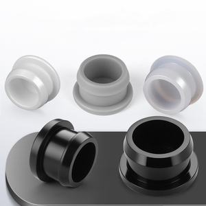 Weicher Silikon lochs topfen, Dichtung stopfen mit umgedrehtem Schlitz, wasserdichter und kollision sicherer runder I-förmiger Gummis topfen - Product Image 1