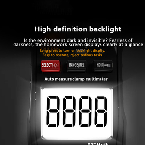 Thông minh kẹp kỹ thuật số độ chính xác cao vạn năng, ampe kế, hoàn toàn tự động AC/DC kẹp mét, kẹp mét ztw0210a B C D E - Product Image 6
