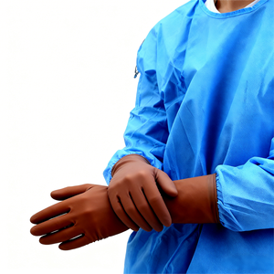 40 Box 13Mil Medical Wholesale <strong>Manufacturers</strong> Coated Cheap Prices Brown Disposable <strong>Orthopaedic</strong> Gloves Powder Free - Product Image 1