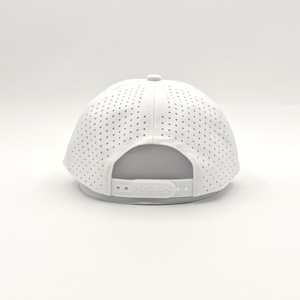 5 Panel Rubber PVC Patch Logo Gorras <strong>Waterproof</strong> Baseball Caps Custom Laser Cut Hole Perforated Performance Sports Golf Rope <strong>Hat</strong> - Product Image 5