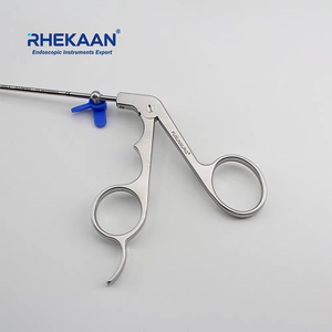 Instrumen Endoskopi Tulang Belakang untuk Discektomi Pulsi Interlaminar Endoskopik Uniportal, <span class=keywords><strong>Forceps</strong></span> Penjepit Bergerigi Fleksibel dari Baja Tahan Karat - Product Image 5